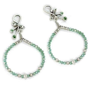 Harmony Hoops Beaded Earrings