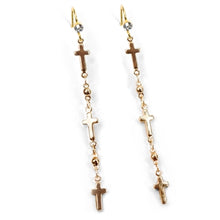 Load image into Gallery viewer, Keep the Faith Tiny Crosses Earrings E1321 - sweetromanceonlinejewelry