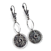 Load image into Gallery viewer, Window to the Soul Vintage Medallion Earrings E1338 - sweetromanceonlinejewelry