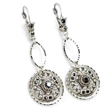 Load image into Gallery viewer, Window to the Soul Vintage Medallion Earrings E1338 - sweetromanceonlinejewelry