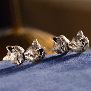 Sleeping Kittens Earrings E1344