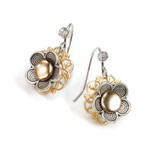 Load image into Gallery viewer, 1960s Flower Power Earrings E1354