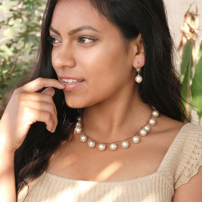 Laguna Beach Pearl Earrings