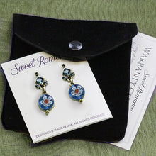 Load image into Gallery viewer, Millefiori Glass Round Candy Earrings E1386