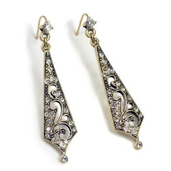 Art Deco Vintage Taper Earrings