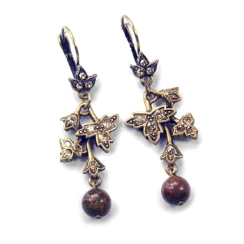 Floral Chocolate Earring