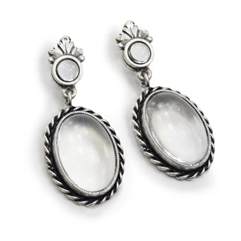 Pools of Light Crystal Orb Earrings E1419