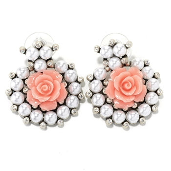Rose Collar Earrings E1501