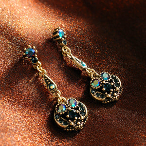 Harlequin Peacock Earrings E151-PK
