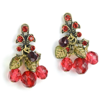 Cherries Jubilee Earrings E188