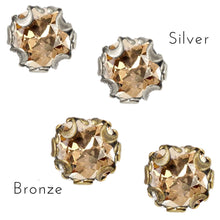 Load image into Gallery viewer, Birth Month Cushion Cut Stud Earrings E1982-BZ-GS