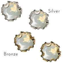Load image into Gallery viewer, Birth Month Cushion Cut Stud Earrings E1982-BZ-OP