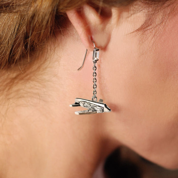 Retro Airplanes Earrings E215