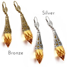Load image into Gallery viewer, Crystal Prism Earrings