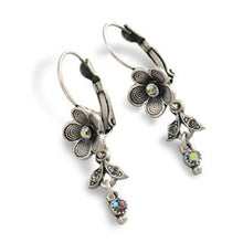 Load image into Gallery viewer, Silver Forget-me-not Flower Earrings E347 - Sweet Romance Wholesale