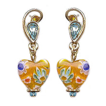 Load image into Gallery viewer, Millefiori Glass Candy Earring E583 - sweetromanceonlinejewelry