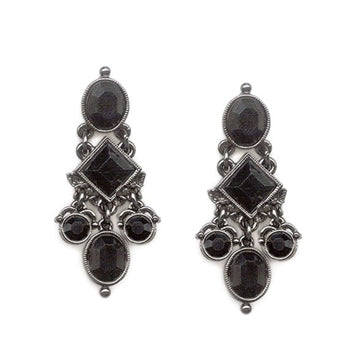 Gothic Crystal Drop Earrings - sweetromanceonlinejewelry