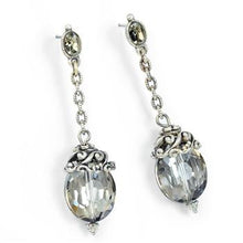 Load image into Gallery viewer, Oval Crystal Earrings E877 - sweetromanceonlinejewelry