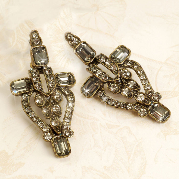 Art Deco Torch Earrings E890