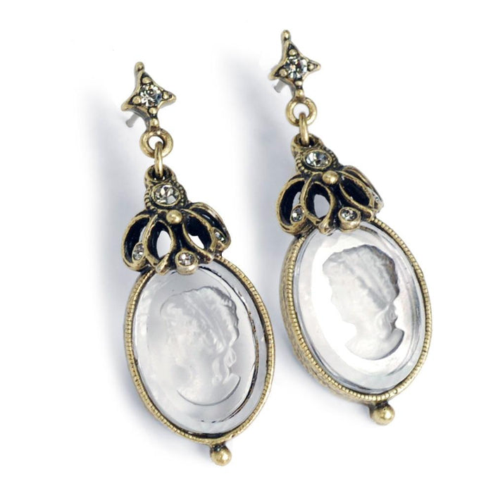 Atemis Intaglio Earrings E910-CR