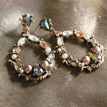 Jewel Loop Earrings