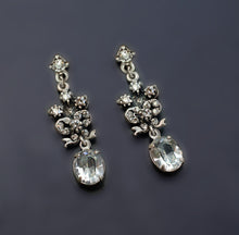 Load image into Gallery viewer, Victorian Oval Diamante Necklace, Earrings or Set