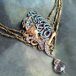 Peacock Feather Necklace