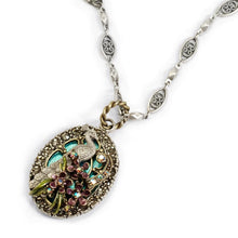 Load image into Gallery viewer, Peacock Flourish Necklace