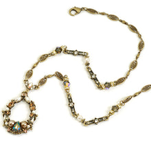 Load image into Gallery viewer, Jeweled Loop Necklace