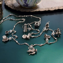 Load image into Gallery viewer, Tea Time Teapot Long Necklace N111