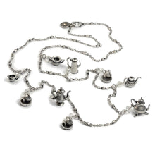 Load image into Gallery viewer, Tea Time Teapot Long Necklace N111