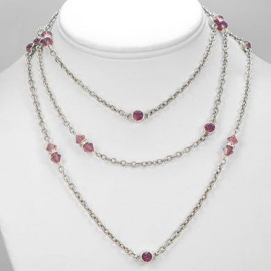 Crystal Sparkle Chain Necklace