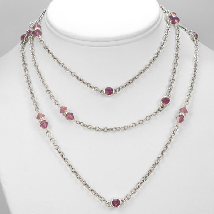 Crystal Sparkle Chain Necklace