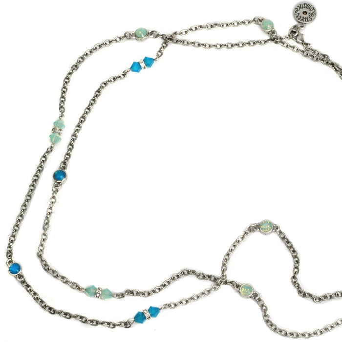 Crystal Sparkle Chain Necklace N1153-CB