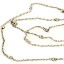 Load image into Gallery viewer, Crystal Sparkle Chain Necklace N1153-SIL