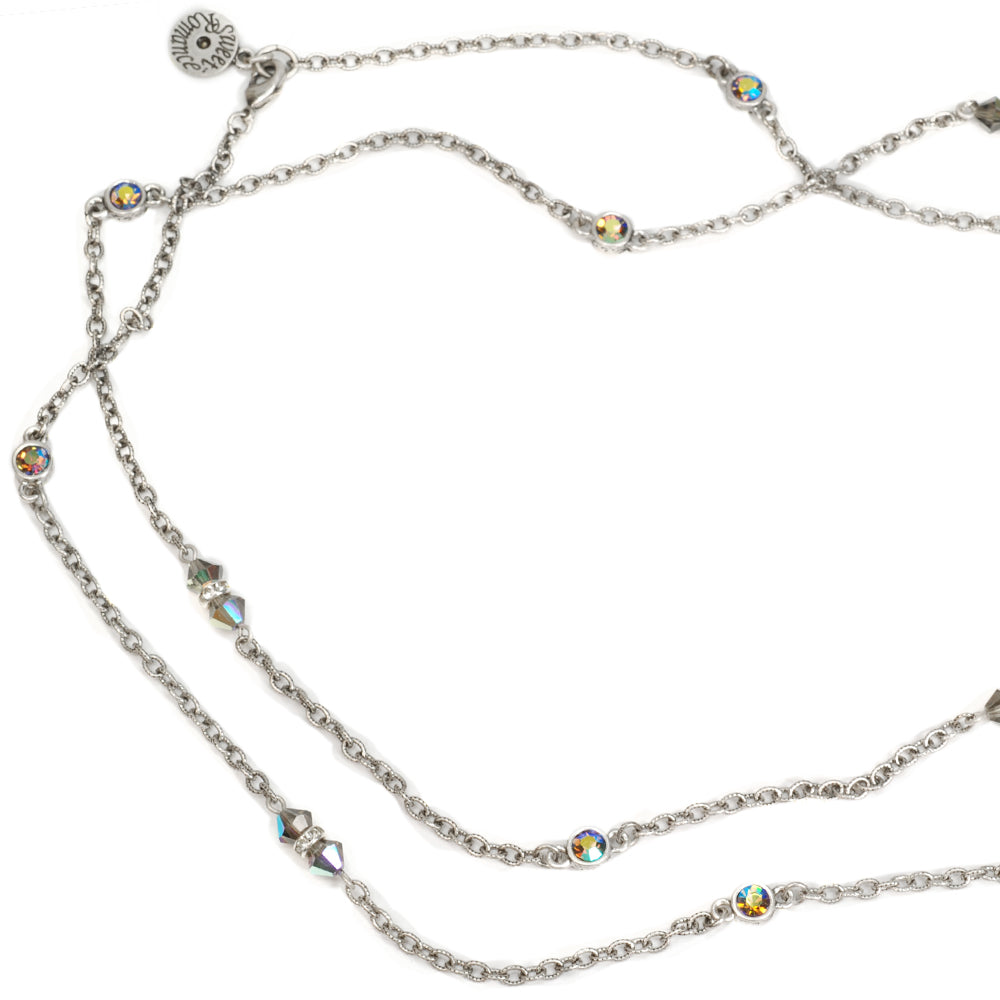 Crystal Sparkle Chain Necklace N1153