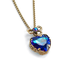 Load image into Gallery viewer, Crystal Heart Pendant Necklace N1161 - sweetromanceonlinejewelry