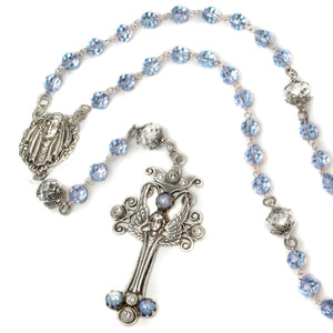 French Angel Rosary N1169