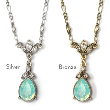 Load image into Gallery viewer, Crystal Pear Teardrop Necklace N1170 - sweetromanceonlinejewelry