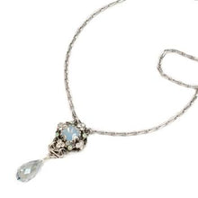 Load image into Gallery viewer, Square &amp; Teardrop Crystal Necklace - sweetromanceonlinejewelry