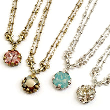 Load image into Gallery viewer, Cushion Cut Jewel Necklace and Earrings SET