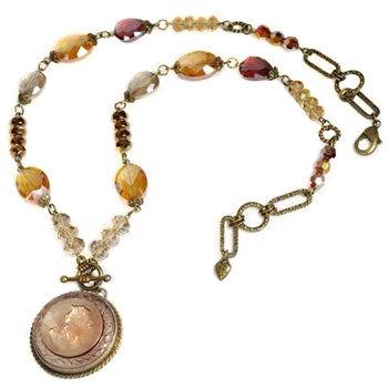 Topaz Intaglio Necklace
