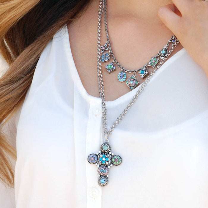 Etheria Cross Necklace