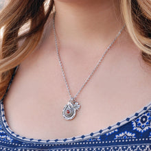 Load image into Gallery viewer, Lucky Horseshoe Birthstone Necklace N1238