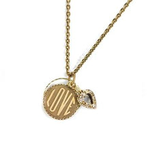 Load image into Gallery viewer, Love Coin Pendant Necklace N1240 - sweetromanceonlinejewelry