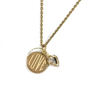 Love Coin Pendant Necklace N1240 - sweetromanceonlinejewelry