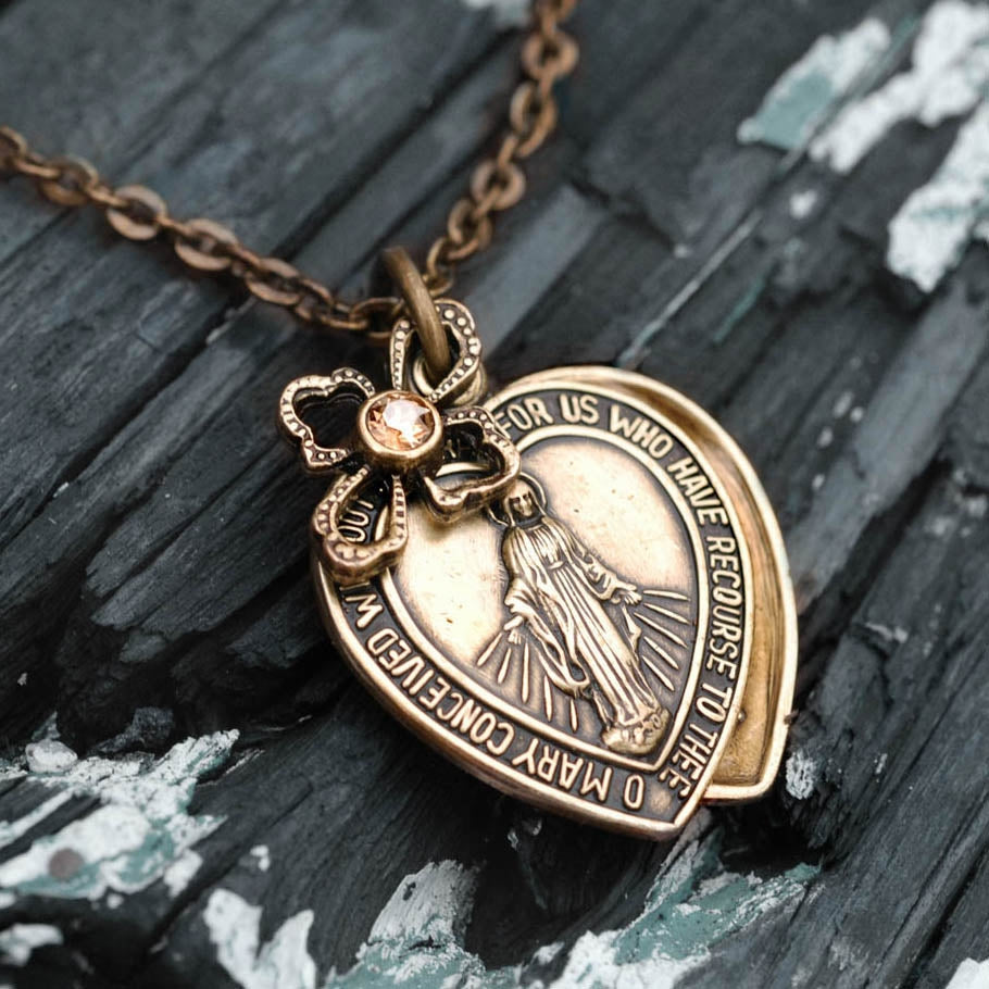 Lord's Prayer Pendant Necklace N1242