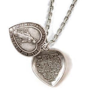 Lord's Prayer Pendant Necklace N1242