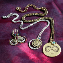 Load image into Gallery viewer, Retro Zodiac Coin Pendant Necklaces N1245-BZ-CN