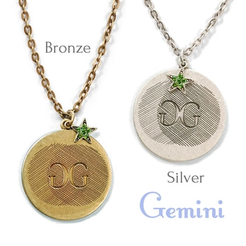 Retro Zodiac Coin Pendant Necklaces N1245 - sweetromanceonlinejewelry